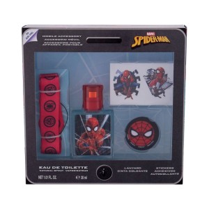 Marvel Spiderman Eau de Toilette 30ml Combo: Edt 30 Ml + Stickers + Key Ring + Mobile Phone Holder