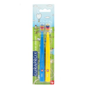 Curaprox  CS Kids Ultra Soft Toothbrush Μαλακή Οδοντόβουρτσα για Παιδιά, 2τμχ
