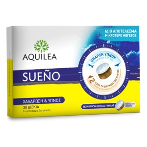 Aquilea Sueno Συμπλήρωμα Διατροφής για Χαλάρωση & Ύπνο, 30 δισκία