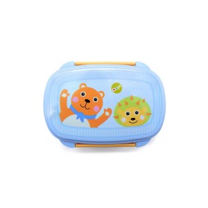 Oops Lunch Kit Σετ Δοχείο Φαγητού με Πιρούνι & Μαχαίρι σε Γαλάζιο Χρώμα, 1σετ