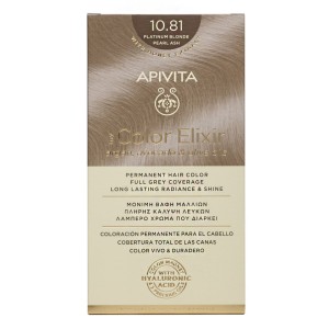 Apivita My Color Elixir Μόνιμη Βαφή Μαλλιών 10.81 Κατάξανθο Περλέ, 125ml