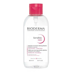 Bioderma Sensibio H20 Reverse Pump Ήπιο Διάλυμα Καθαρισμού & Ντεμακιγιάζ με Αντίστροφη Αντλία, 850ml