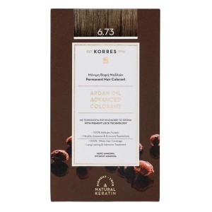 Korres Argan Oil Advanced Colorant 6.73 Χρυσό Κακάο, 50ml