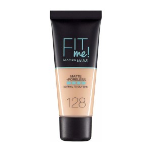 Maybelline Fit Me Matte Poreless Foundation No128 Warm Nude, 30ml