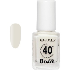 Elixir Make-Up Nail Polish 40 Βερνίκι Νυχιών Up To 8 Days 004 Milky White, 13ml