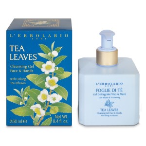 LErbolario Foglie Di Te Gel Detergente Viso & Mani Καθαριστικό Ζελέ για Πρόσωπο & Χέρια, 250ml