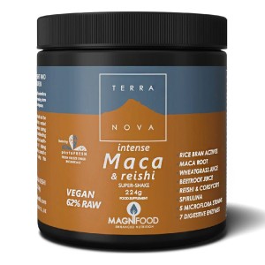 Terranova Magnifood Intense Maca & Reishi Ισχυρή Φόρμουλα από Μείγμα Υπερτροφών, 224 gr
