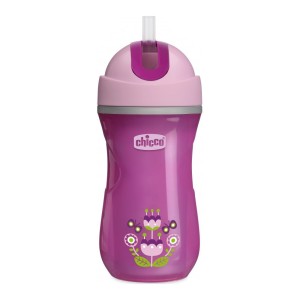 Chicco Κύπελλο Sport Cup με Καλαμάκι 14m+ 266ml Φούξια