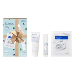 Korres Promo Set Spread Joy Greek Yoghurt Glow Recipe Περιλαμβάνει Μάσκα Προσώπου 20ml & Ενυδατικό Gel Ματιών 15ml & Αφρώδη Κρέμα Καθαρισμού 20ml, 1σετ