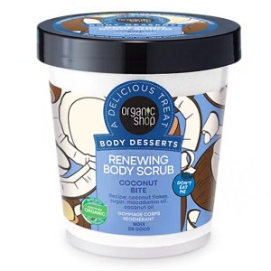 Natura Siberica Organic Shop Body Desserts Coconut Bite Απολεπιστικό Σώματος Ανανέωσης, 450ml