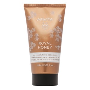 Apivita Royal Honey Rich Moisturizing Body Cream Πλούσια Κρέμα Ενυδάτωσης Σώματος, 150ml