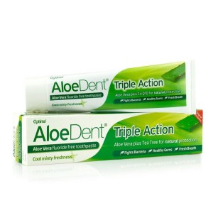 Optima Aloe Dent Οδοντόκρεμα Tριπλής Δράσης με Aλόη Bέρα, 100ml
