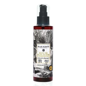 Blue Scents Olive Oil Leave in Hair Conditioner για Βαμμένα & Ταλαιπωρημένα μαλλιά, 150ml
