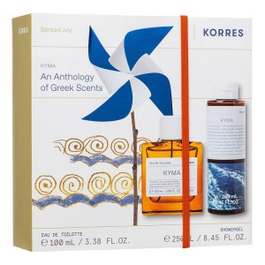 Korres Promo Kyma Σετ Eau De Toilette 100ml + Αφρόλουτρο 250ml, 1σετ