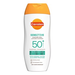Carroten Αντηλιακό Γαλάκτωμα Sensitive SPF50+, 200ml