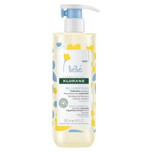 Klorane Bebe Gel Lavant Doux Απαλό Gel Καθαρισμού, 500ml