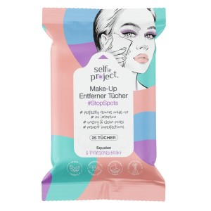Selfie Project Make-up Removing Μαντηλάκια Ντεμακιγιάζ, 25τμχ