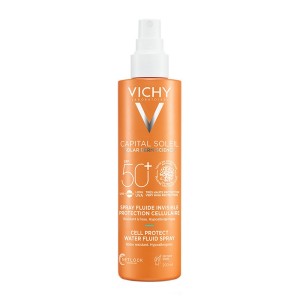 Vichy Capital Soleil Cell Protect Spray Γαλάκτωμα SPF50+ Mε Λεπτόρρευστη Υφή για Πρόσωπο & Σώμα, 200ml