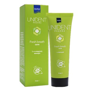 Intermed Unident Pharma Fresh Breath Care Οδοντόκρεμα για τη Στοματική Κακοσμία, 75ml