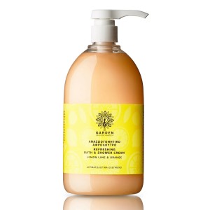 Garden Αφρόλουτρο Lemon Lime & Orange με Αναζωογονητικό Άρωμα Εσπεριδοειδών, 1L