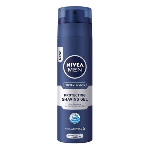 Nivea Men Protect & Care Ανδρικό Gel Ξυρίσματος Με Aloe Vera, 200ml