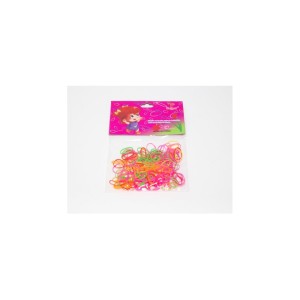 Ro-Accessories Λάστιχα Μαλλιών Ράστα Fluo Αποχρώσεις