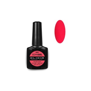 Elixir Make-up Semi Gel Ημιμόνιμο Επαγγελματικό Βερνίκι Νυχιών Νο829 Coral, 8ml
