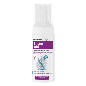 Frezyderm Intim Aid Cranberry Foam Αφρός Καθαρισμού για Ευαίσθητη Περιοχή pH 5.0, 100ml