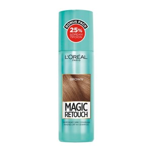 LOreal Paris Promo 25% Δωρεάν Προϊόν Magic Retouch Brown Spray Κάλυψης Λευκών Ριζών, 100ml