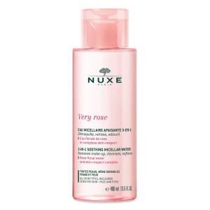 Nuxe Very Rose Eau Micellaire 3 in 1 Νερό Καθαρισμού Προσώπου για Ευαίσθητες Επιδερμίδες, 400ml