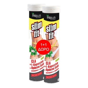 Inoplus Slim Fit CLA + L-Carnitine + Πράσινο Τσάι, 2x20 αναβράζοντα δισκία