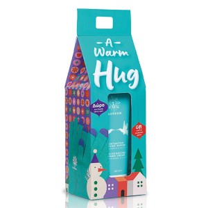 Garden A Warm Hug Εορταστικό Σετ με Ενυδατική Κρέμα Χεριών 100ml & Δώρο 1 ζευγάρι Γάντια Αφής Πράσινα, 1σετ