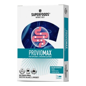 Superfoods Proviomax Συμπλήρωμα Διατροφής Προβιοτικών, 15caps
