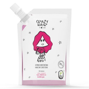 Hiskin Crazy Hair Conditioner Refill Humectant Peh Balance Μαλακτική Κρέμα Μαλλιών Bubble Gum [Ανταλλακτικό] Travel Size,100ml