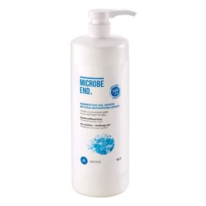 Medisei Microbe End Ήπιο Καθαριστικό Gel Χεριών 70%, 1000ml