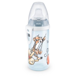 Nuk Παγουράκι Active Cup Winnie The Pooh Με Ρύγχος Σιλικόνης 12m+ Σιέλ, 300ml