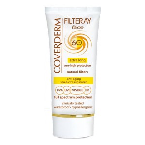 Coverderm Filteray Face Cream Αντιηλιακή Κρέμα Προσώπου SPF60, 50ml 