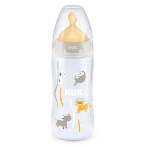 Nuk First Choice Πλαστικό Μπιμπερό με Θηλή Καουτσούκ Κοάλα 0m+, 300ml