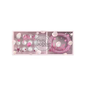 Invisibobble Sparks Flying Duo, 3x Waver Crystal Clear & 3x Slim Im Starstruck