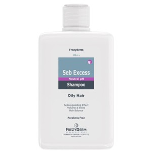 Frezyderm Seb Excess Shampoo Απαλό Σαμπουάν που Ρυθμίζει & Εξισορροπεί τη Λιπαρότητα, 200ml