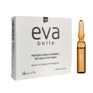 Intermed Eva Belle Proteoglycans & Vitamin C Anti-aging & Anti-fatigue Αμπούλες με Αντιγηραντική & Αντιοξειδωτική Δράση, 10ml