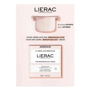 Lierac Arkeskin The Menopause Day Cream Αντιγηραντική Κρέμα Ημέρας για Γυναίκες στην Εμμηνόπαυση, 50ml & Δώρο + Δώρο Ανταλλακτικό Refill 50ml