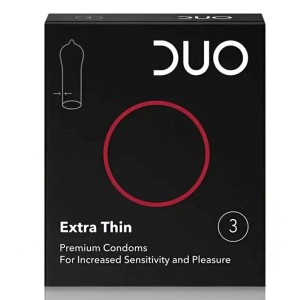 Duo Προφυλακτικά Extra Thin, 3τμχ
