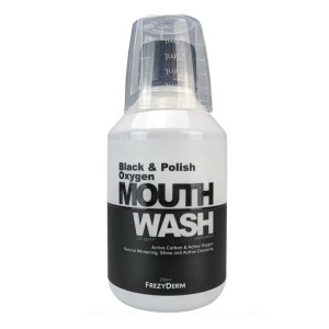 Frezyderm Mouthwash Black & Polish Oxygen Στοματικό Διάλυμα, 250ml