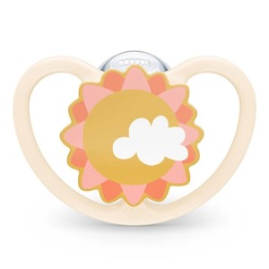 Nuk Space Πιπίλα Σιλικόνης 6-18m Ήλιος, 1τμχ