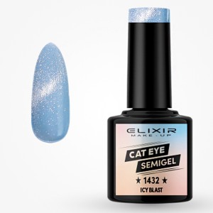 Elixir Semigel Ημιμόνιμο Βερνίκι Νυχιών Icy Blast 1432, 8ml