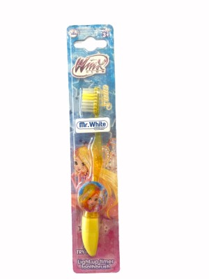 Winx Οδοντόβουρτσα Παιδική Luminus Flashing Κίτρινη (A41TW), 1τμχ