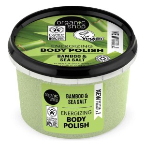 Natura Siberica Organic Shop Scrub Σώματος Μπαμπού & Θαλασσινό Αλάτι, 250ml