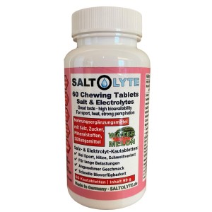 Saltolyte Μασώμενες Ταμπλέτες Ηλεκτρολυτών Καρπούζι, 60tabs