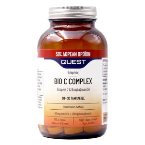 Quest Bio C Complex Συμπλήρωμα Διατροφής για Ανοσοποιητικό, 90 ταμπλέτες
